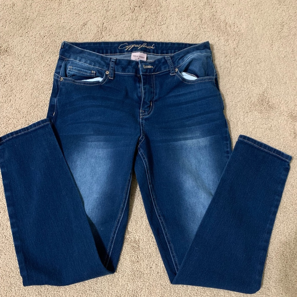 Copper flash Jeans Ankle Skinny Size 10